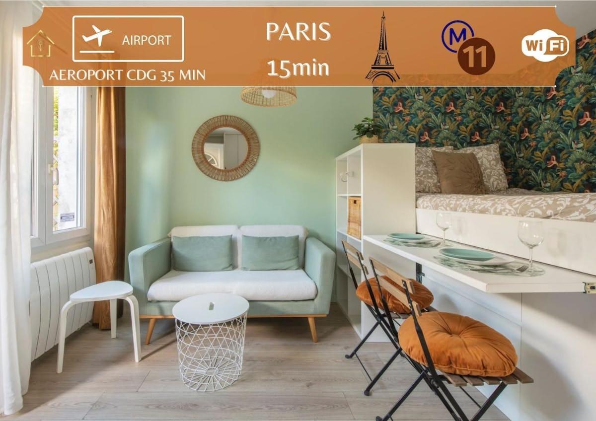 Benfleet 2 Cocooning Studio Proche Paris Romainville Dış mekan fotoğraf